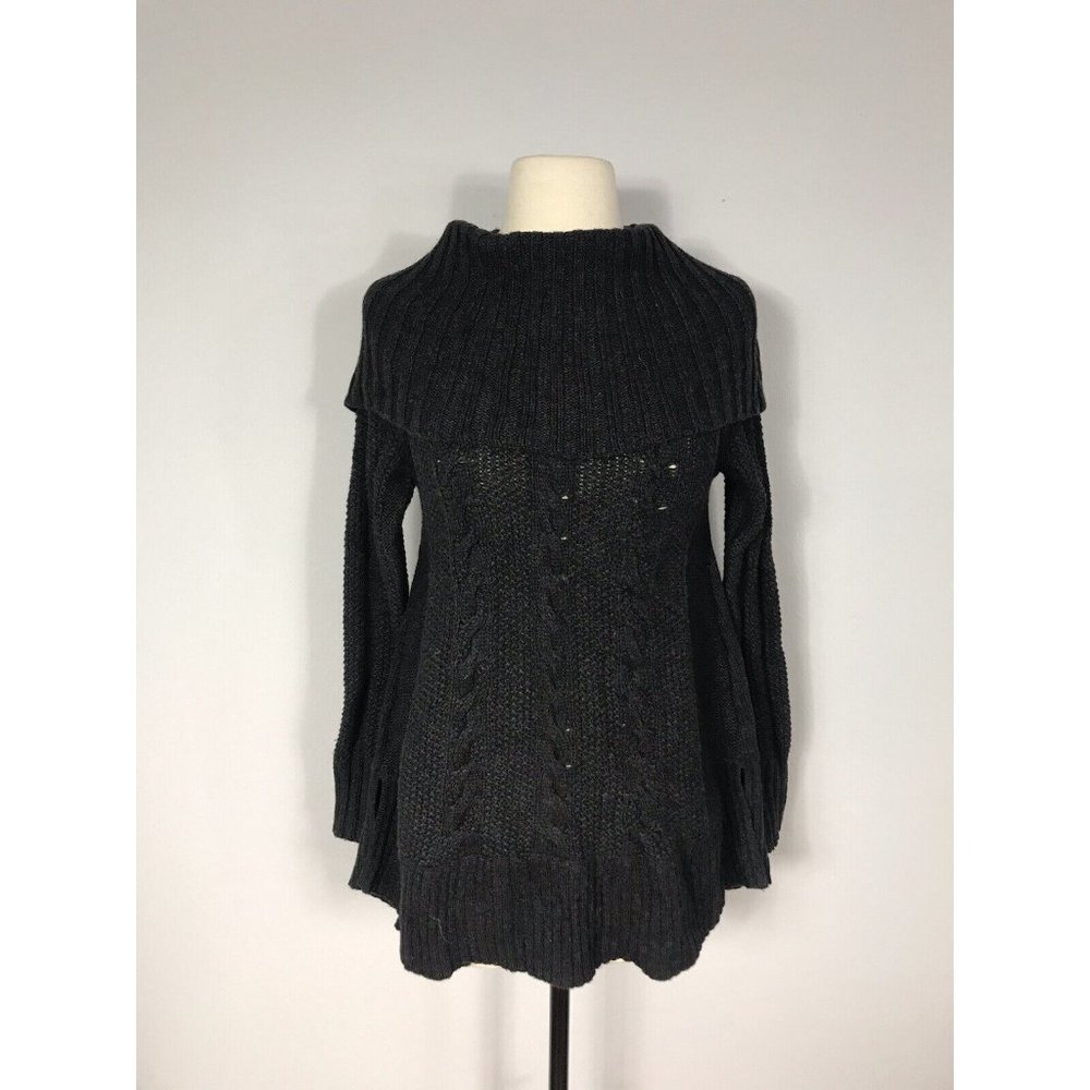Smartwool Dark Gray Merino Wool Blend Crestone Tunic Sweater Women’s S